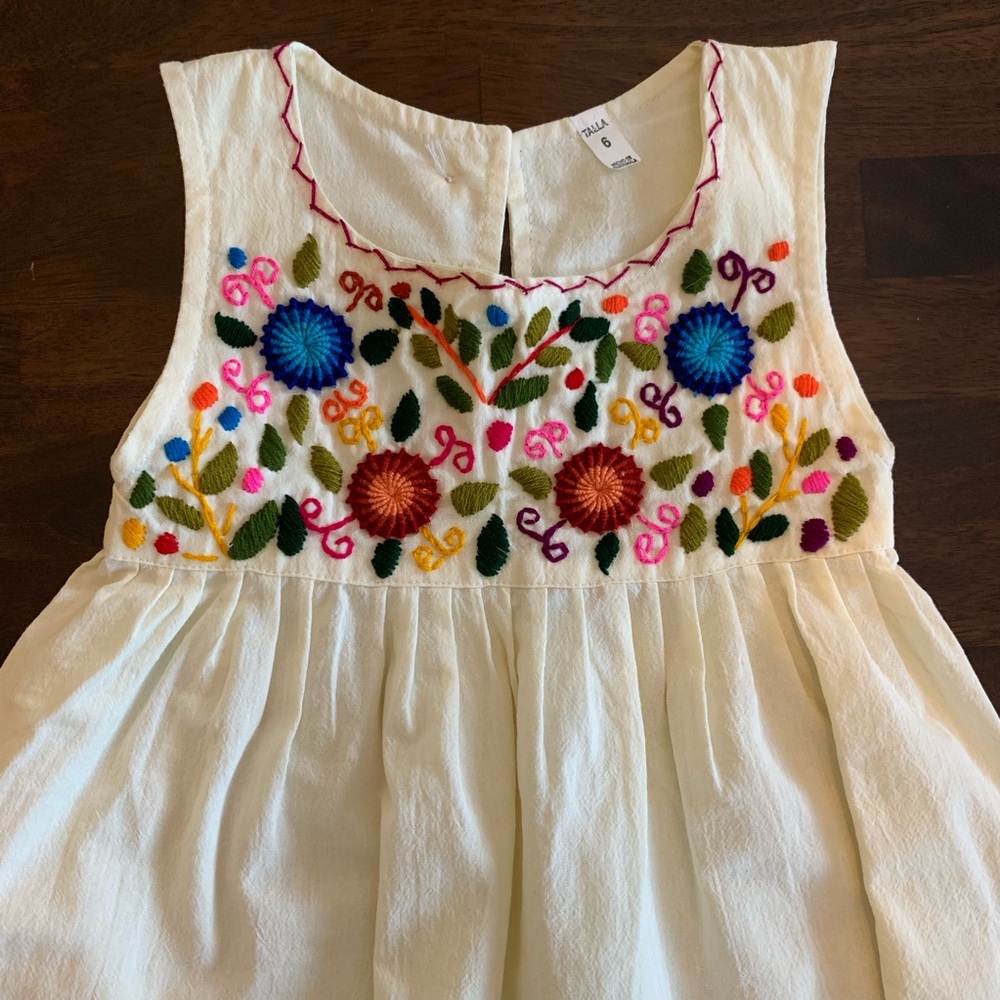 Hand Embroidered Sundress - Picture 4 of 4